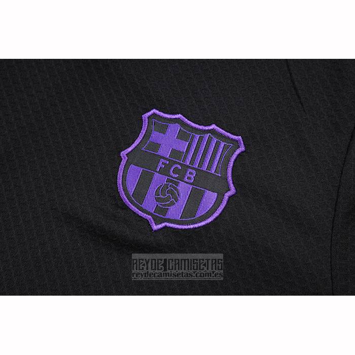 Chandal del Barcelona Manga Corta 2025-2026 Negro - Pantalon Corto